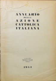 Frontespizio Annuario 1954
